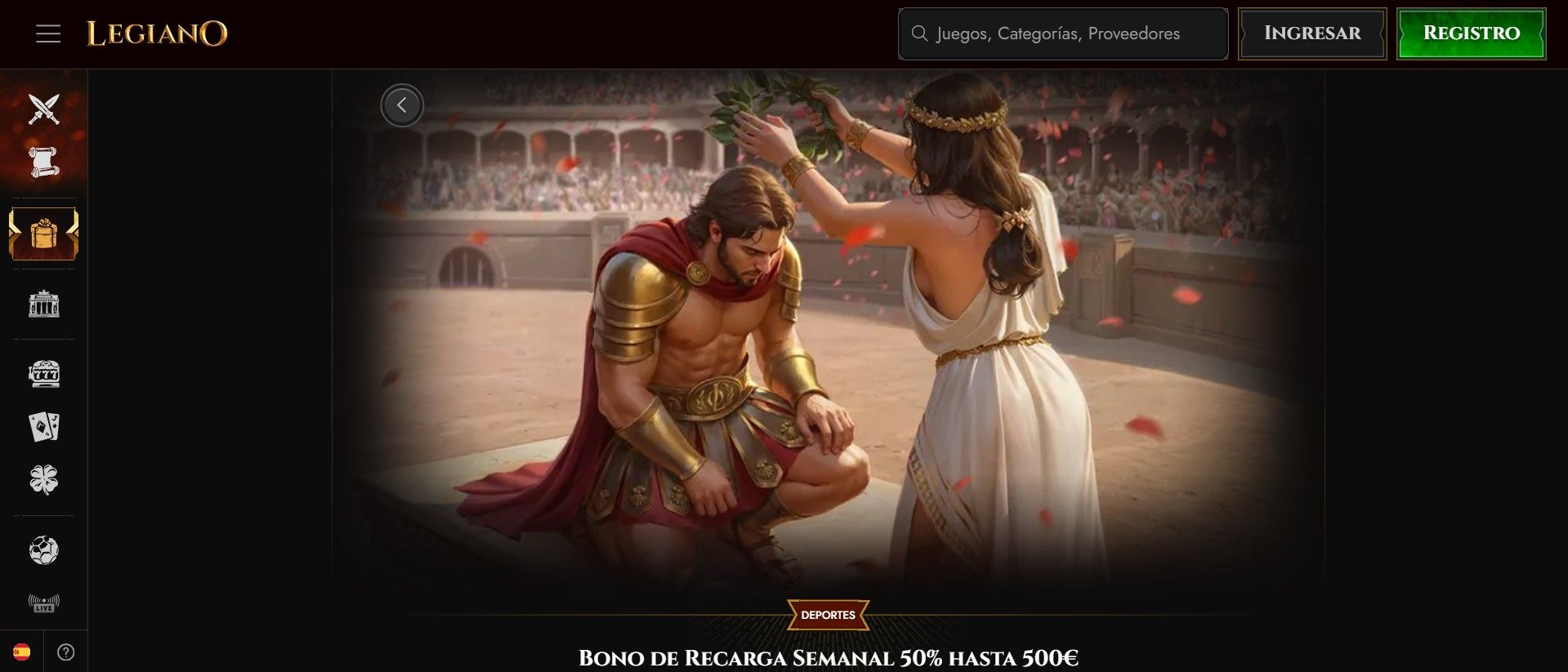 Legiano bono de recarga semanal