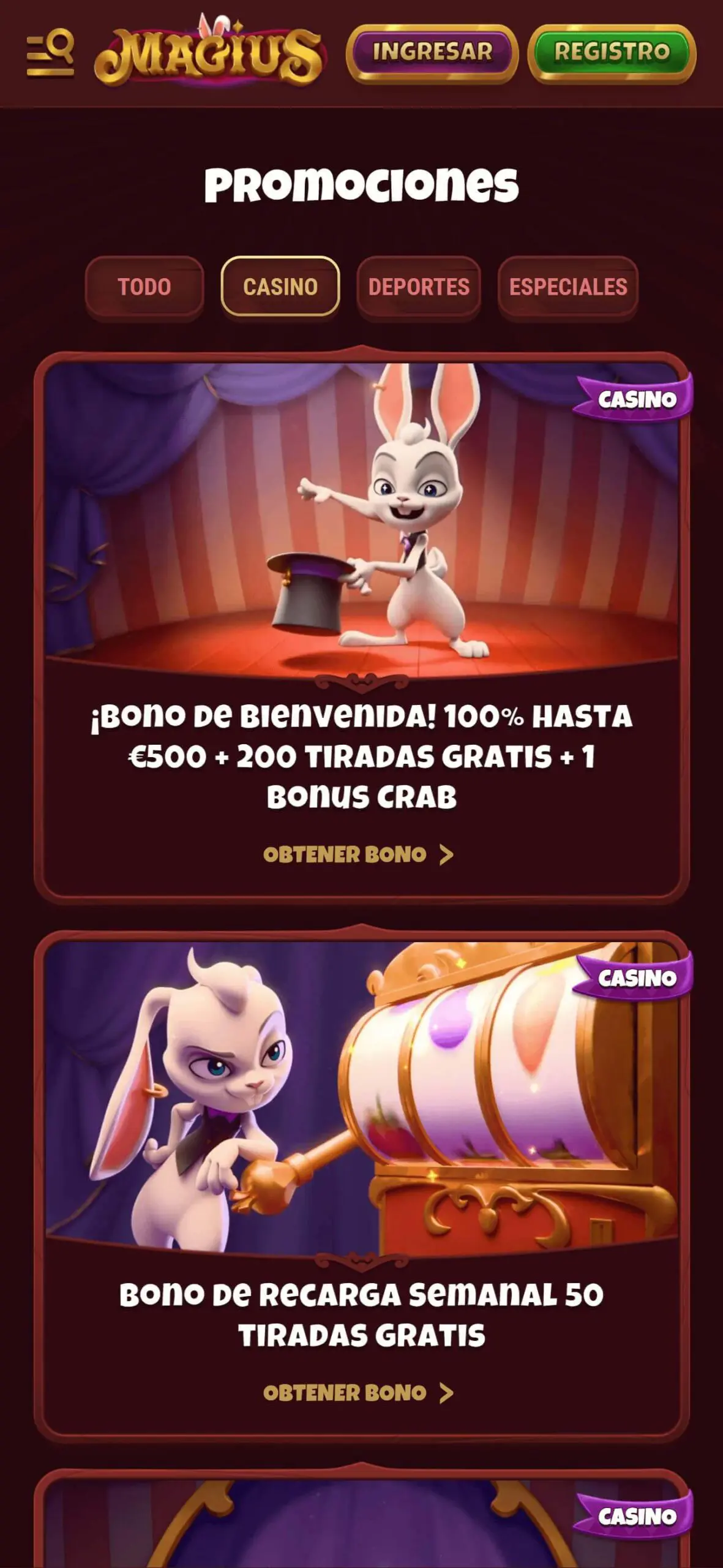 Casino magius