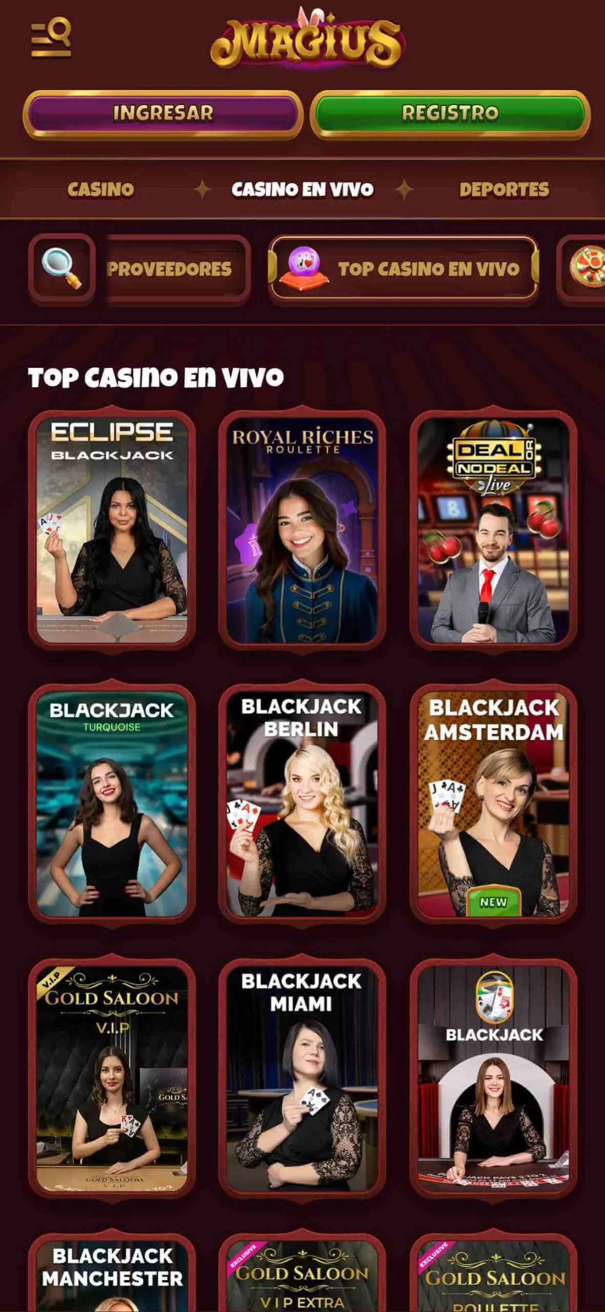 Magius online casino