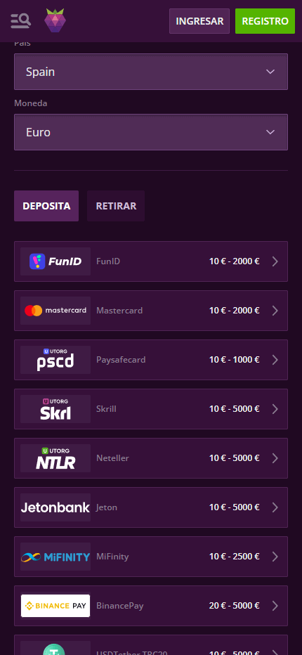Malina payments mobile