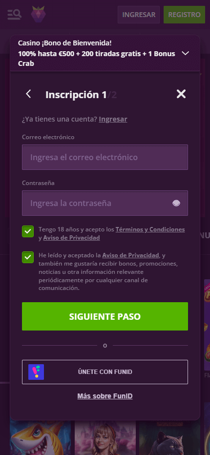 Malina casino bono