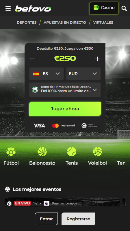 Betovo Casa de apuestas en España