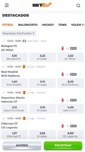 Apuestas deportivas de ligas destacadas