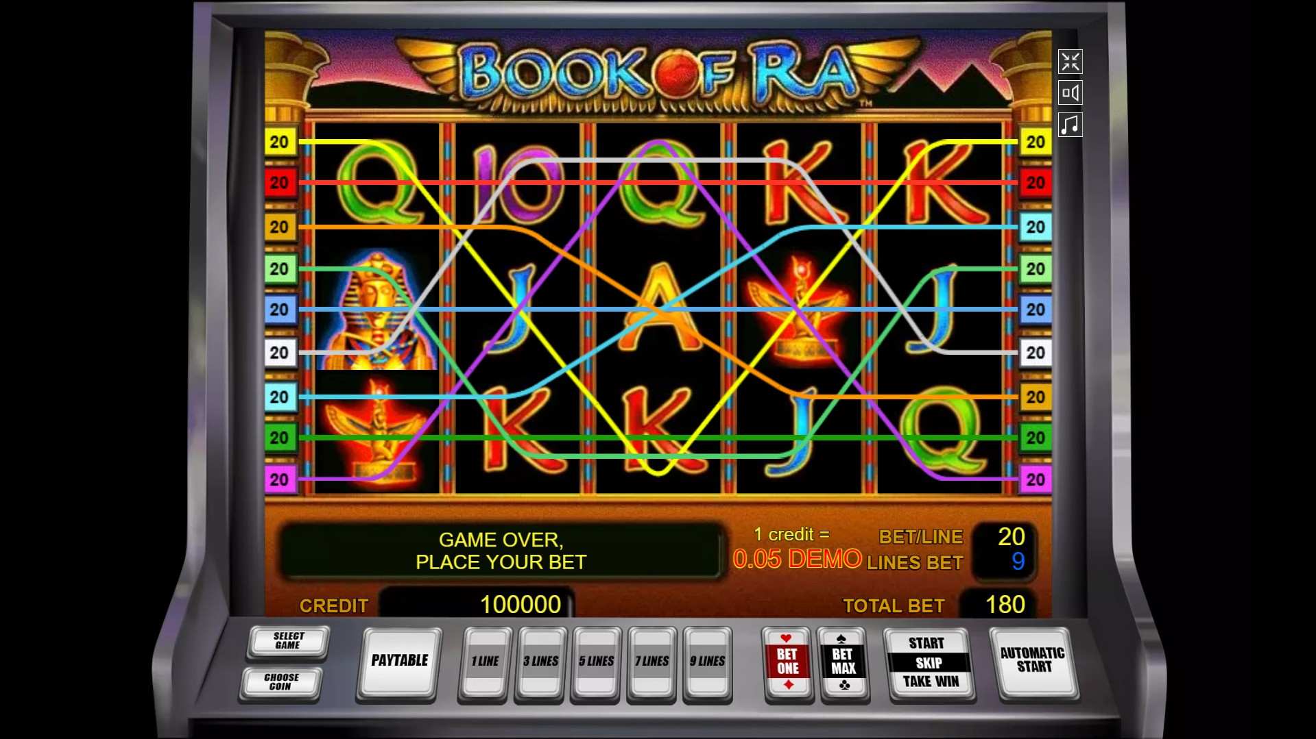 Cómo jugar a Book of Ra