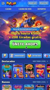 Promociones en Pistolo Casino