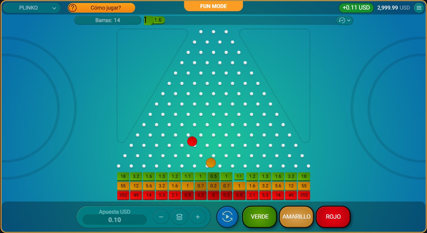 Cómo jugar a Plinko