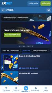1xbet bonos en el Salvador