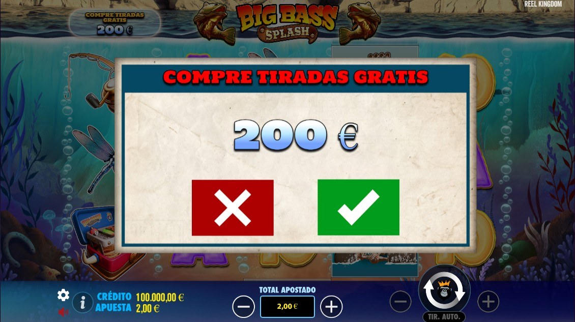 Bonos y funciones especiales en Big Bass Splash