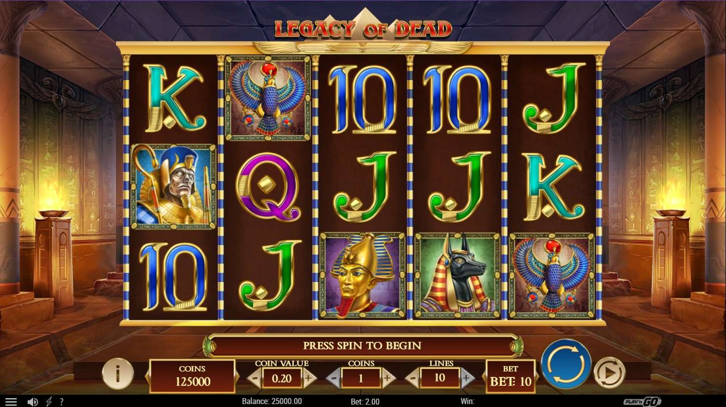 Legacy of Dead juego de casino online
