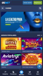 1xbet promociones de Casino