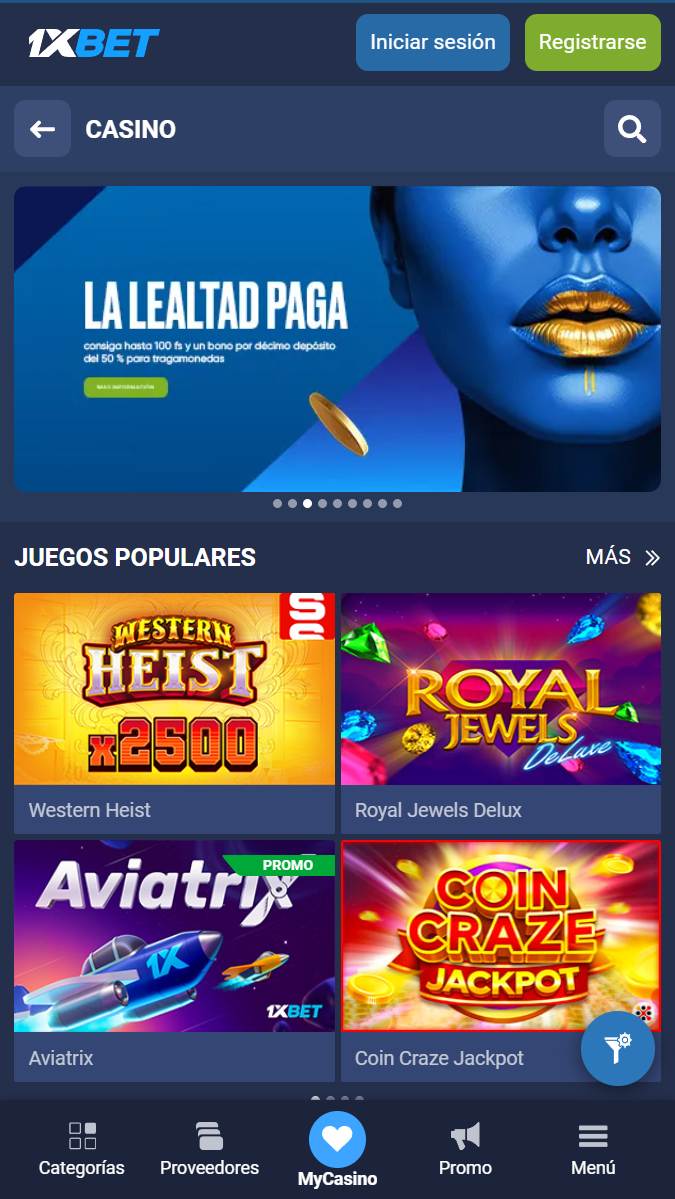 1xbet promociones de Casino