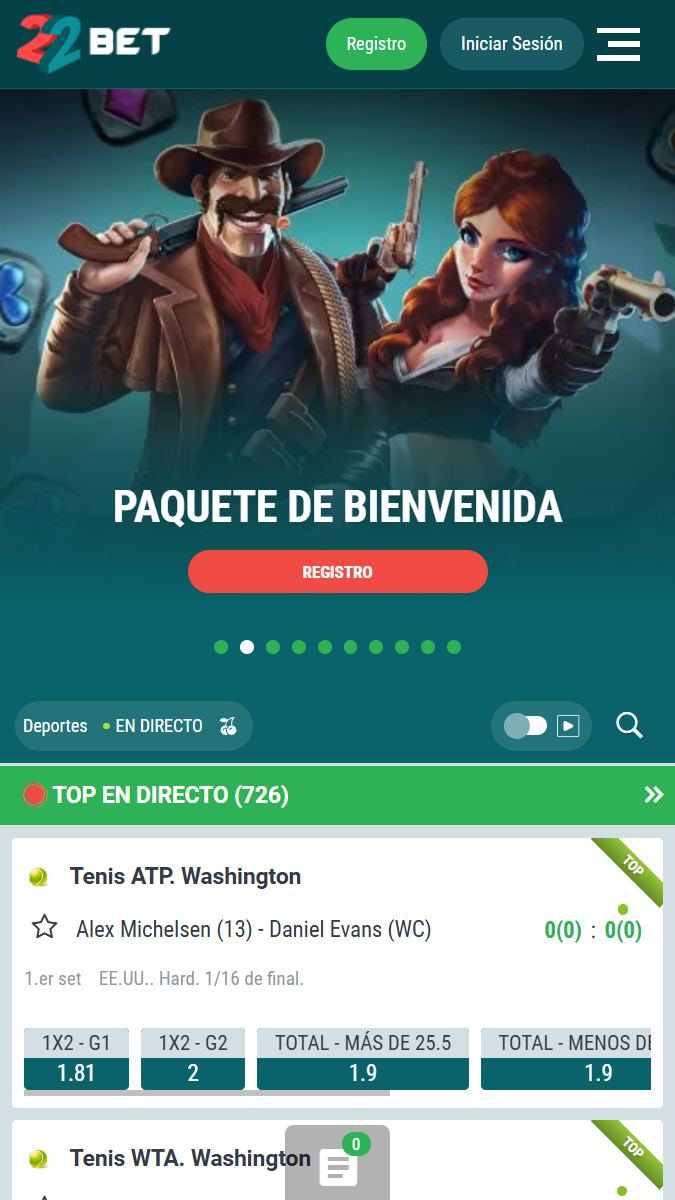 22bet Mobile No Deposit Mx