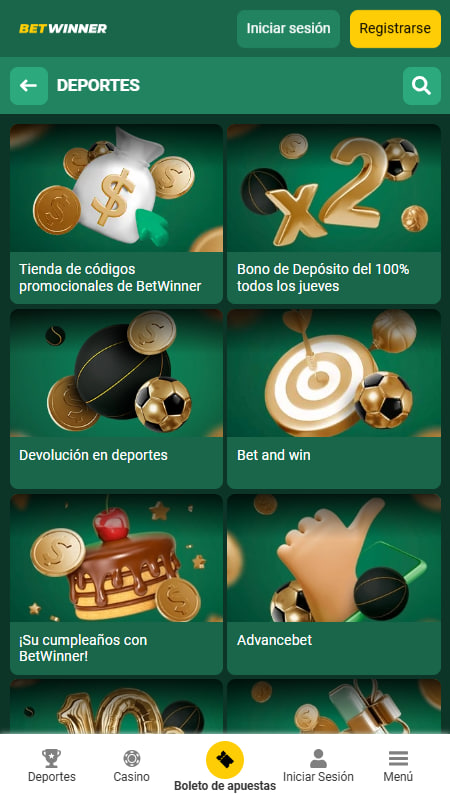 Betwinner bonos de apuestas gratis