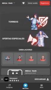 Megapari Mobile Free Bets Ve