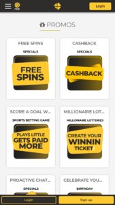 Micasino Welcome Bonuses Mobile