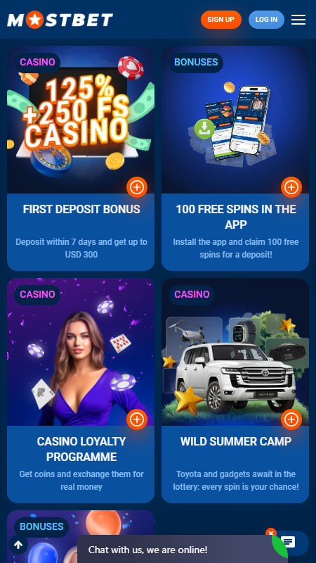 Mostbet bonos de bienvenida 