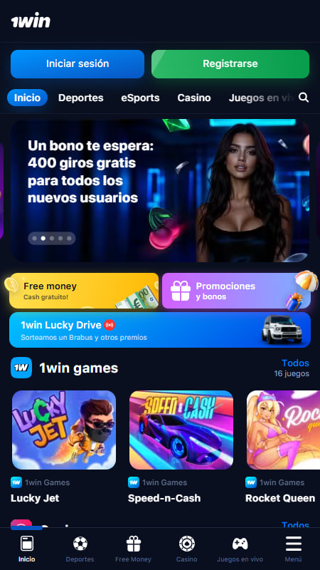 1Win Casino bonos de giros gratis en México