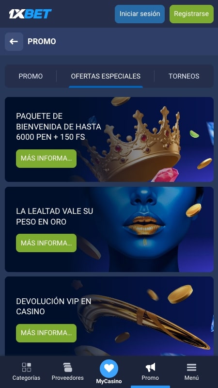 1xbet Casino Bono de Bievenida