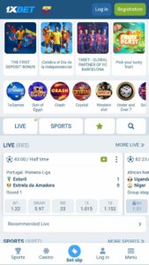 1xbet Mobile Bienvenida