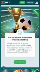 22Bet bonos de recargas para fin de semana