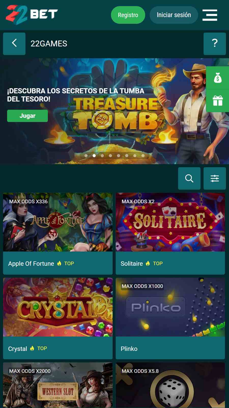 22bet Mobile No Deposit Casino