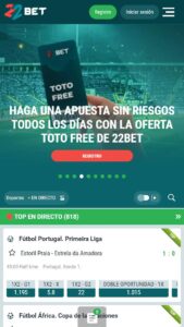 22bet Mobile Sin Deposito