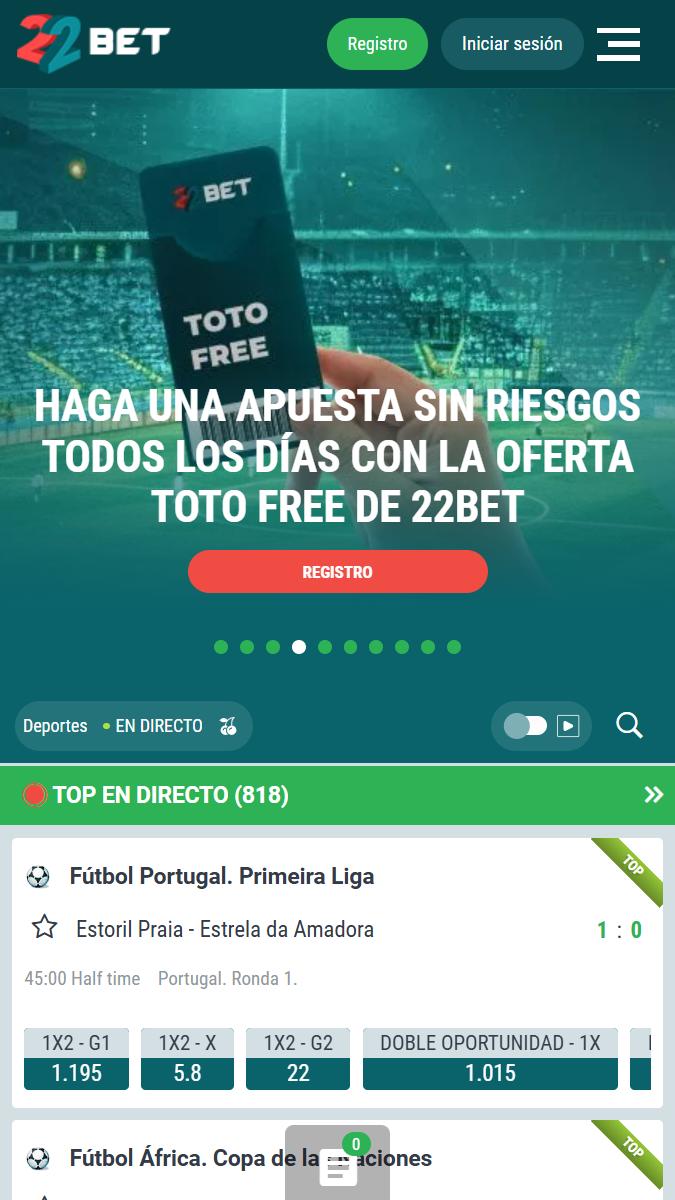 22bet Mobile Sin Deposito