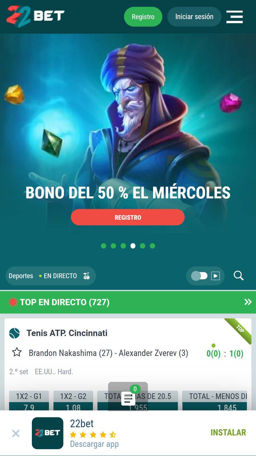 22bet Mobile Sport Free Bets Ec