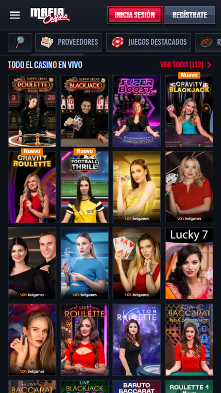 Casino en vivo Mafia 