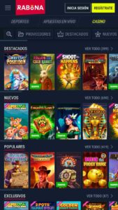 Rabona Mobile Free Spins Casino