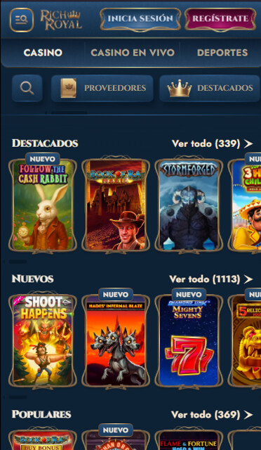 rich royal slots mob