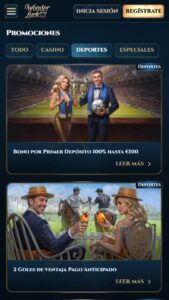 Bonos de la casa de apuestas Wonderluck España
