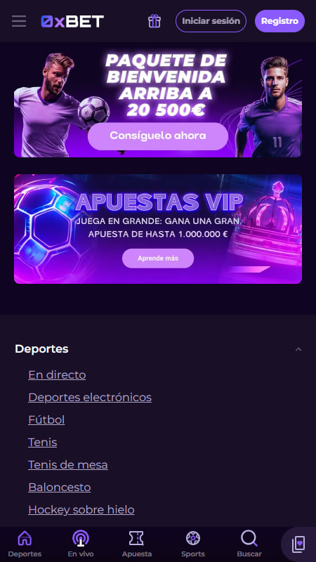0xBet bono para el Mundial 2026