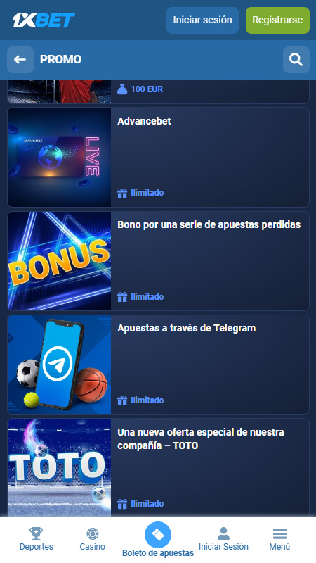 1xBet bonuses rules