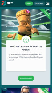 22Bet Bono por una serie de apuestas perdidas