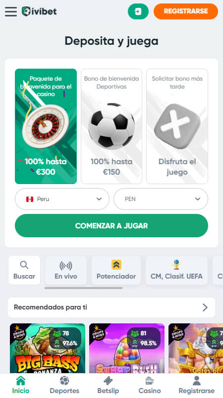 Ivibet casino main page Peru