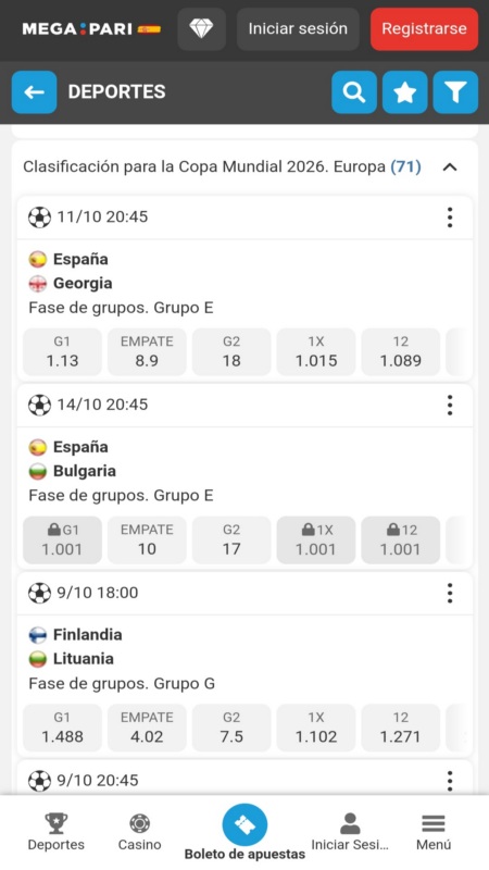 Megapari Copa del Mundo 2026