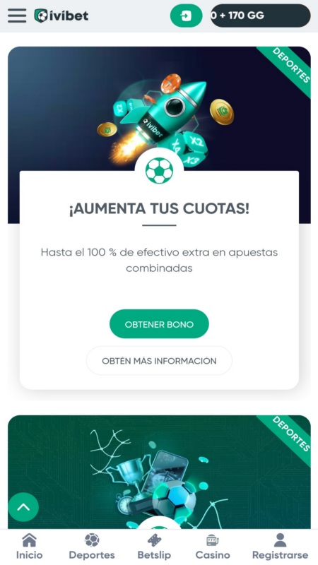 Ivibet bono de aumenta-cuotas