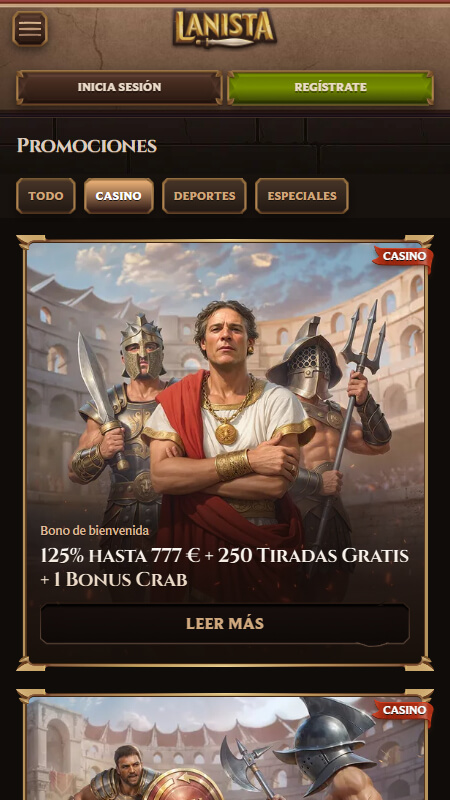 Lanista casino bonuses