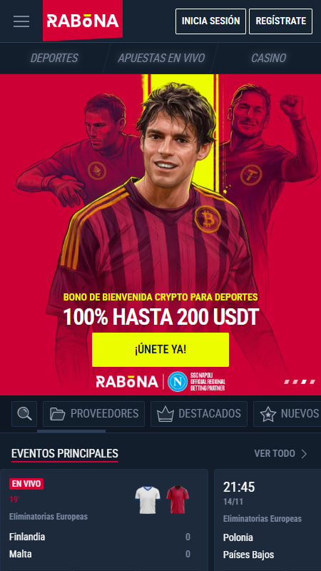 Rabona NBA para iOS y Android