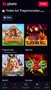 Tragamonedas en ybets casino online