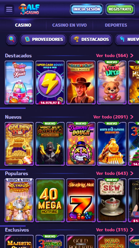 Juegos de Alf Casino 