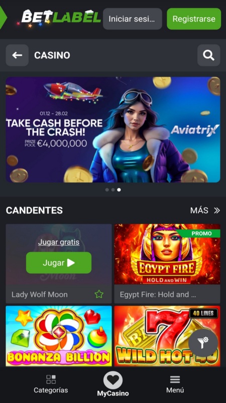 BetLabel - Casino online fuera de España