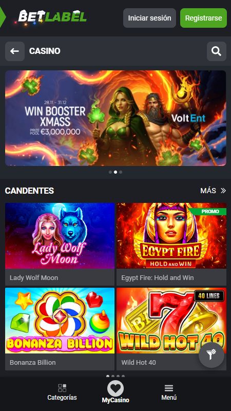 Apostar sin registrarse en Betlabel En España