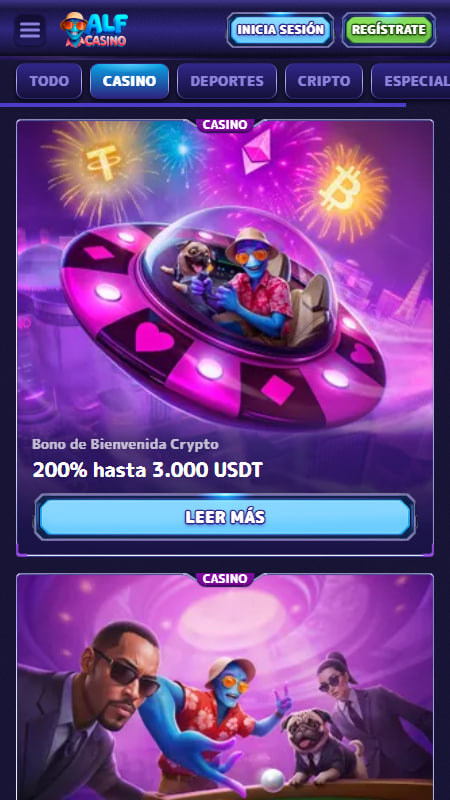 Bonos y promociones en Alf Casino