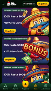 Casinacho bonos