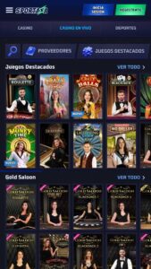 Casino en vivo con crupieres reales en Sportaza España