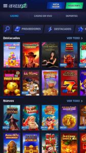 Juegos de casino disponibles en Sportaza España