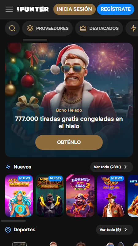 MrPunter Casino en España Página principal