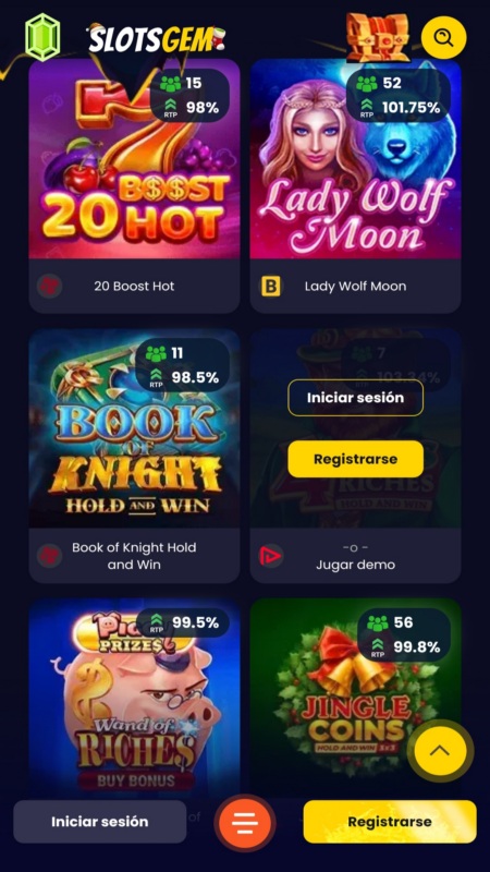 Slotsgem - Casino online fuera de España